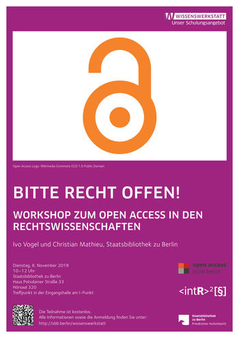 Veranstaltungsplakat BITTE RECHT OFFEN